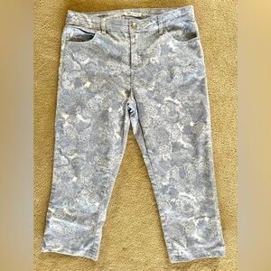 Simon Chang denim capris